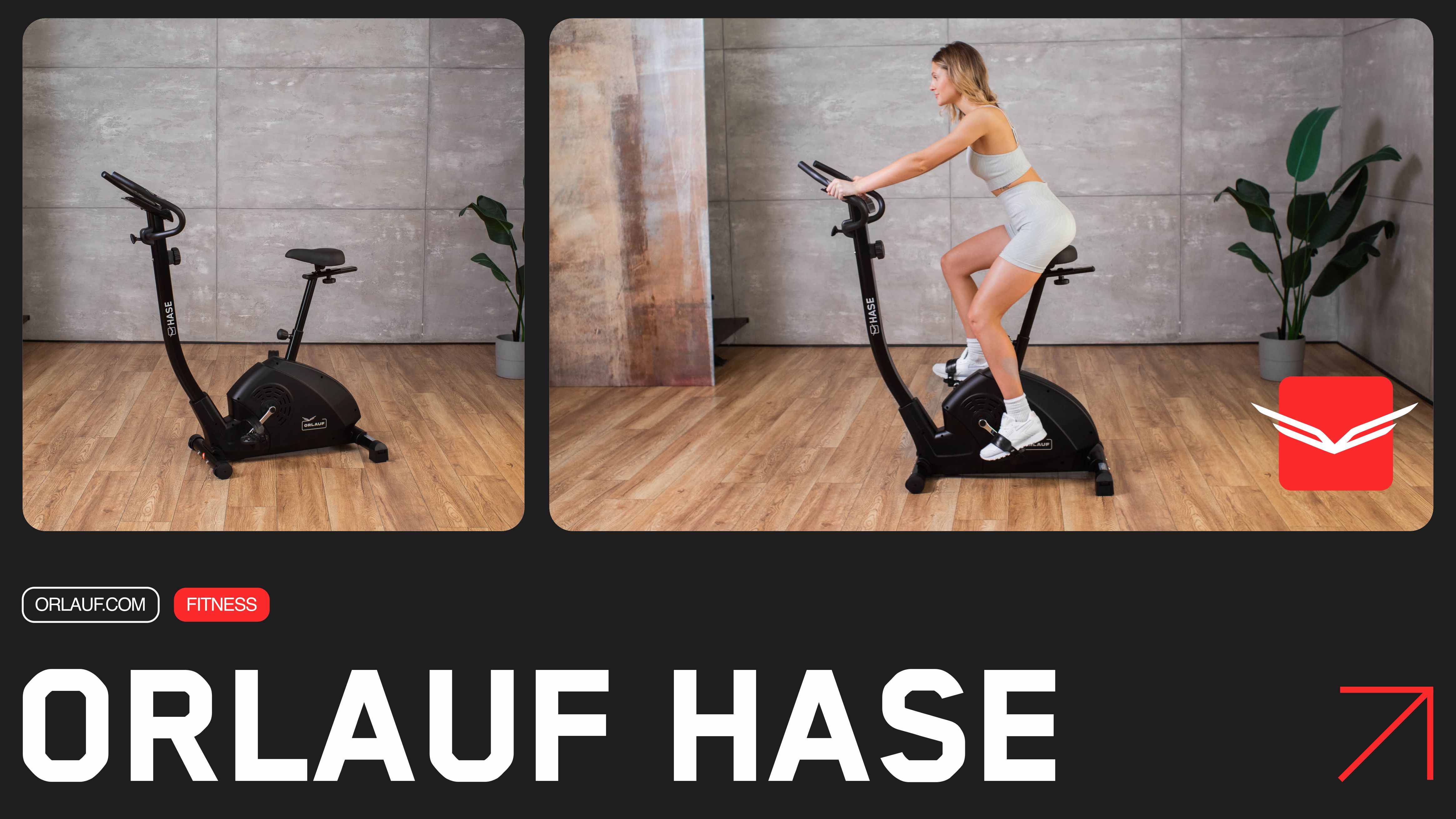 Exercise bike video review Orlauf Hase